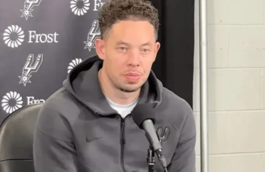 开云体育下载-米奇：今晚不敌雷霆是学习型比赛，将有助于马刺未来的成长